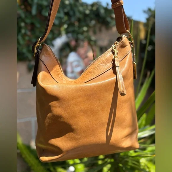 COACH Vintage Slim Convertible bag Brown Leather